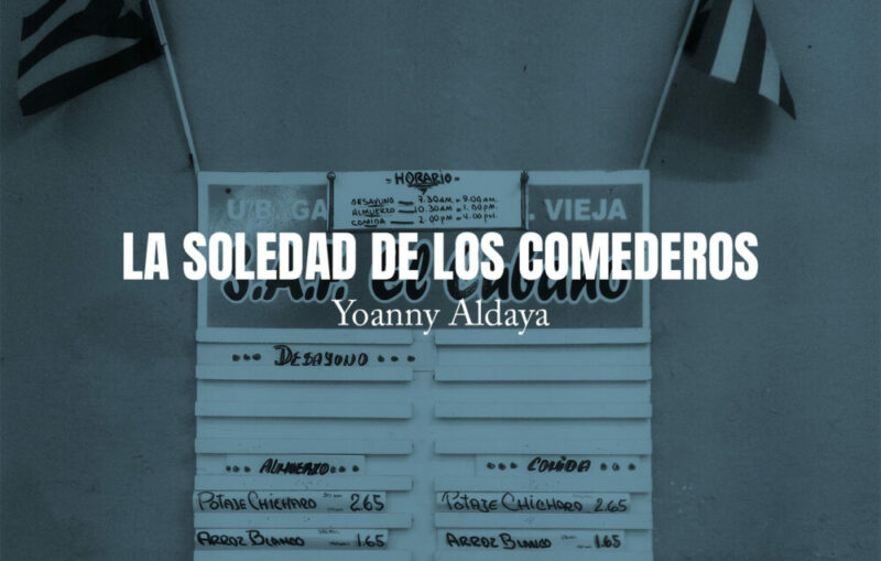 La soledad de los comederos por Yoanny Aldaya